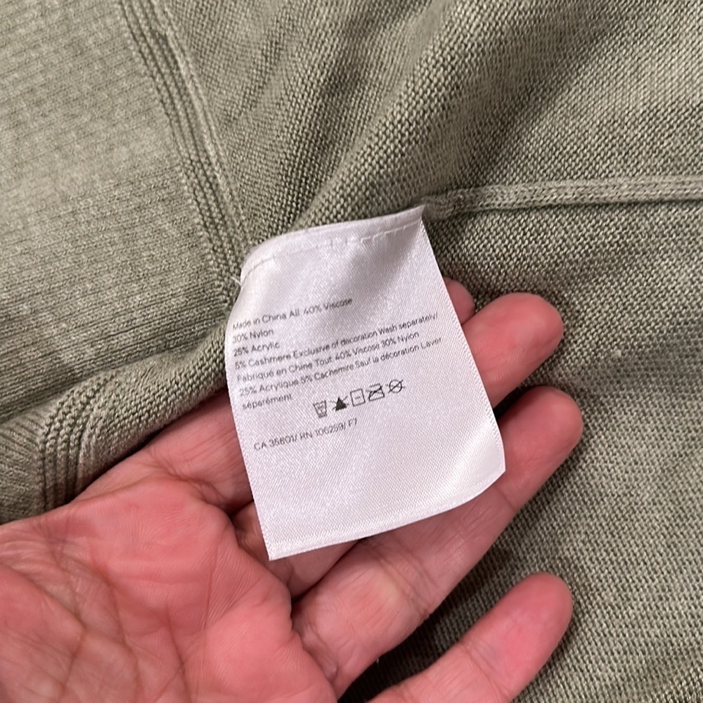 Lululemon Cashlu Knit Wrap Cardigan in Heathered Rosemary Green SzXS/S - Picture 6 of 8